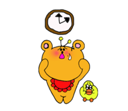 Baby bear KURI-chan sticker #10941881