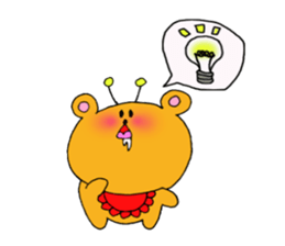 Baby bear KURI-chan sticker #10941892