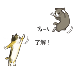 Balloon of Kansai dialect Kitten sticker #10941926