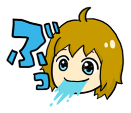 Sound effect girl! sticker #10941901