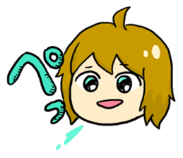 Sound effect girl! sticker #10941903