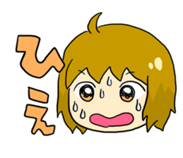 Sound effect girl! sticker #10941913