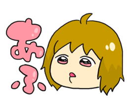 Sound effect girl! sticker #10941915