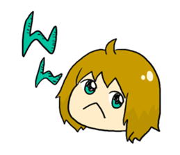 Sound effect girl! sticker #10941919