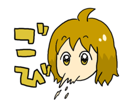 Sound effect girl! sticker #10941925