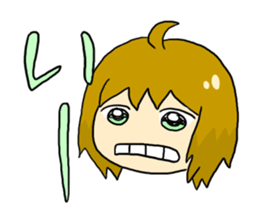 Sound effect girl! sticker #10941937