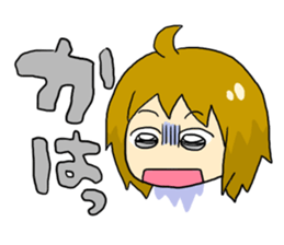 Sound effect girl! sticker #10941941