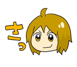 Sound effect girl! sticker #10941943