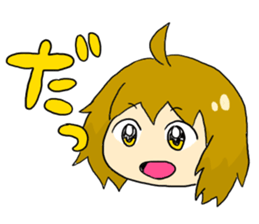 Sound effect girl! sticker #10941947