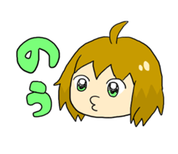 Sound effect girl! sticker #10941953