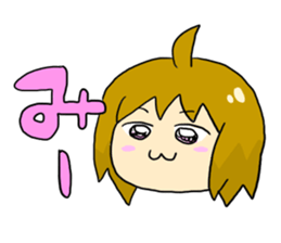 Sound effect girl! sticker #10941961