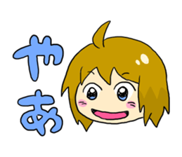 Sound effect girl! sticker #10941963