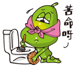 The Kitchen War - Calabash A sticker #10942136