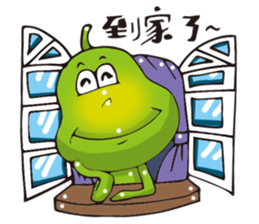 The Kitchen War - Calabash A sticker #10942174