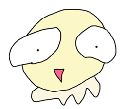 Round face man2 sticker #10942224