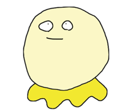 Round face man2 sticker #10942226