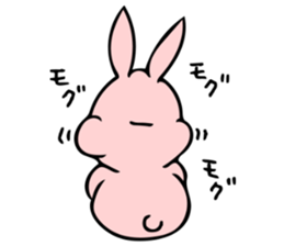 minmin of the rabbit 2 sticker #10942305