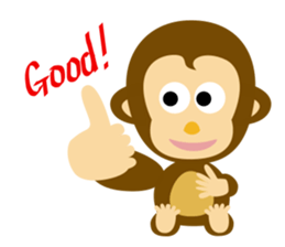 MAH-kun, the Japanese monkey sticker #10942340
