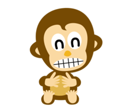 MAH-kun, the Japanese monkey sticker #10942341
