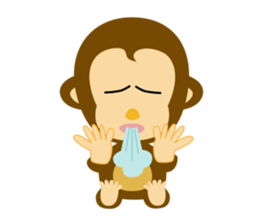 MAH-kun, the Japanese monkey sticker #10942350