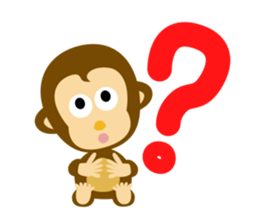 MAH-kun, the Japanese monkey sticker #10942356
