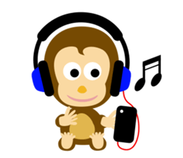 MAH-kun, the Japanese monkey sticker #10942361