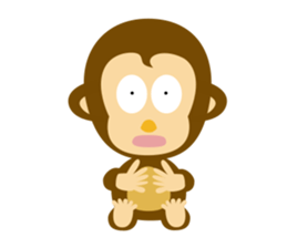 MAH-kun, the Japanese monkey sticker #10942374