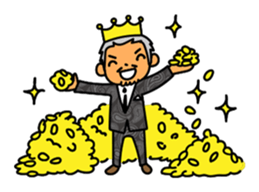 OjiOji super-wealth Sticker sticker #10942612