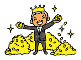 OjiOji super-wealth Sticker sticker #10942612