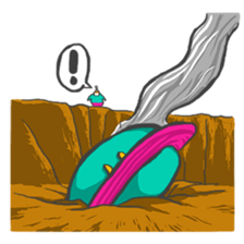 Aliens every day sticker #10943359