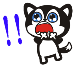 wow wow Huskies 2 sticker #10943556