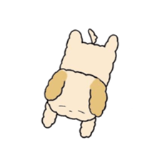 This is my Fluffy Dog. sticker #10944452