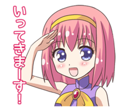 A smartphone size enthusiast! girl! sticker #10944658