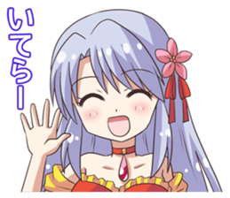 A smartphone size enthusiast! girl! sticker #10944669