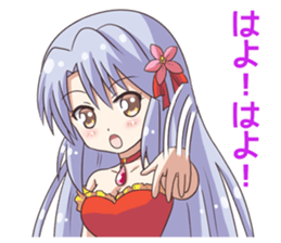 A smartphone size enthusiast! girl! sticker #10944670