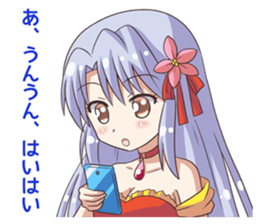 A smartphone size enthusiast! girl! sticker #10944672