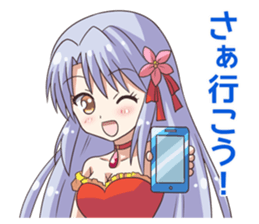 A smartphone size enthusiast! girl! sticker #10944673