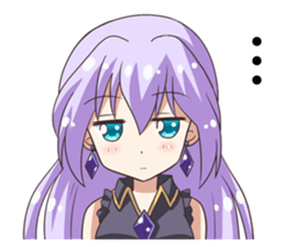 A smartphone size enthusiast! girl! sticker #10944678