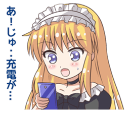 A smartphone size enthusiast! girl! sticker #10944692