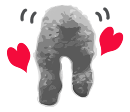 silver toy poodle sticker!! sticker #10944838