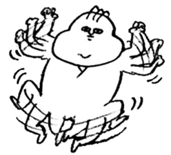 Cool baby & Striped cat sticker #10945155