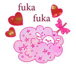 little bird and sweets sticker #10945296