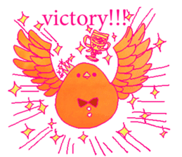 little bird and sweets sticker #10945300