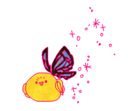 little bird and sweets sticker #10945301