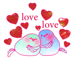 little bird and sweets sticker #10945304