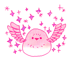 little bird and sweets sticker #10945305