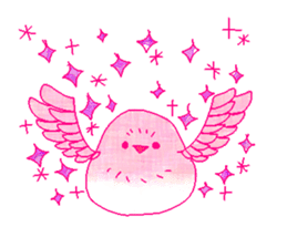 little bird and sweets sticker #10945305