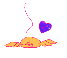 little bird and sweets sticker #10945307