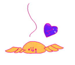 little bird and sweets sticker #10945307