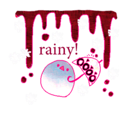 little bird and sweets sticker #10945311